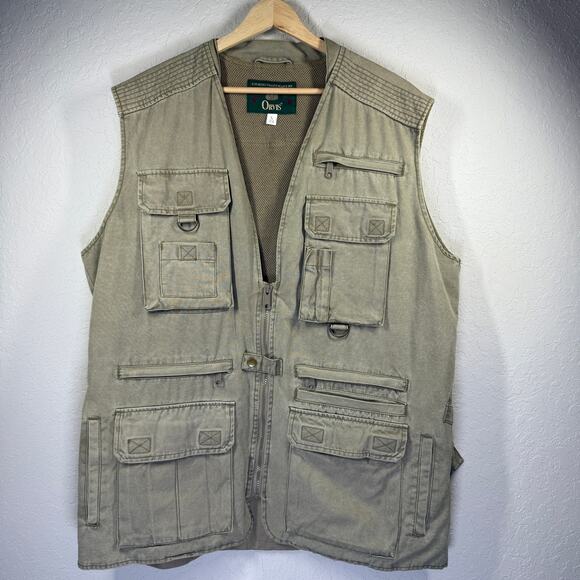 Orvis Other - Men's Orvis Fishing Hunting Khaki Multi Pocket Outdoor Vest Size Large
